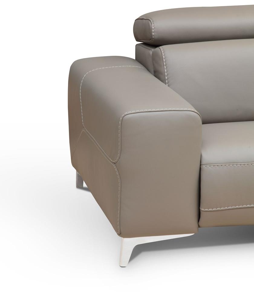 Rossini Sofas Откидной кожаный диван с электроприводом sun-id-1364534 - Вид №1