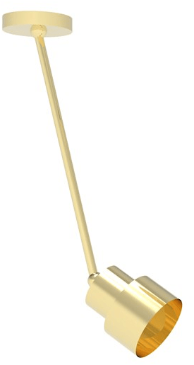 Il Bronzetto Регулируемый потолочный светильник из латуни Satellite Sat04_s / sat04_m - Вид №3