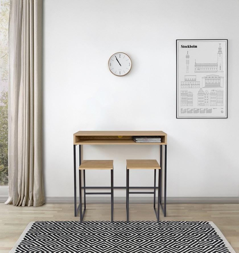 Woodman Прямоугольная консоль из фанерованной древесины Frame 243001001162 - Вид №4