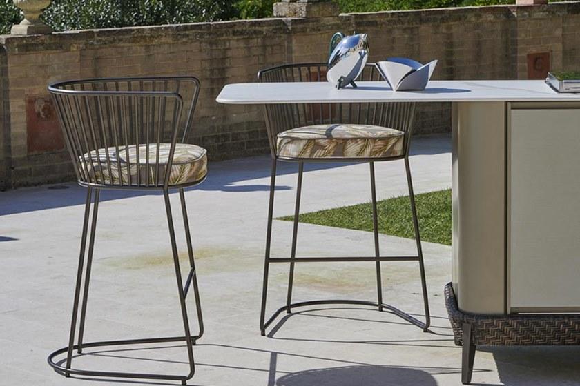 Samuele Mazza Outdoor Высокий табурет Yucca sun-id-1472310 - Вид №1