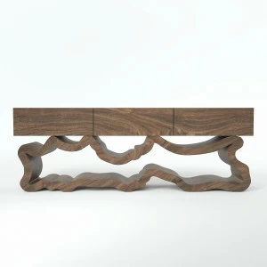 Консоль с 3 ящиками 57х160 см орех "Эклер" ODINGENIY  00-3885831 Орех;бежевый;коричневый