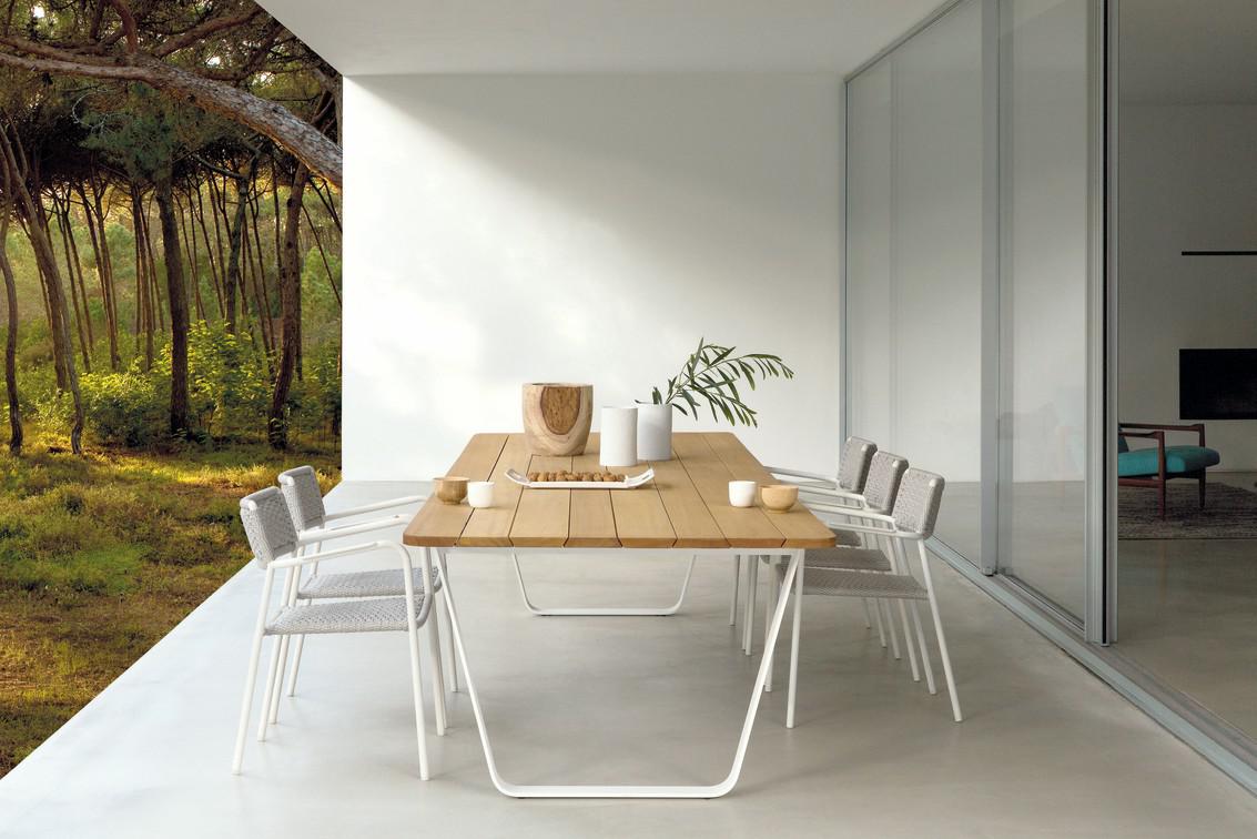 MNST384 Обеденный стол pwi white f8 264см x 118см Manutti Air - Вид №4