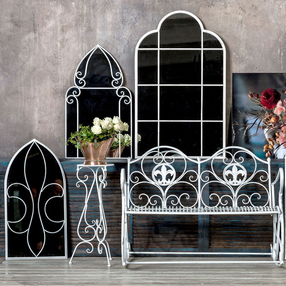 Кофейный столик круглый белый 27 см "Амбуаз" BYOBJECT ПЛЕТЕНИЕ 030051 Белый Object Desire  - Вид №1