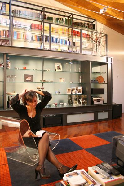 QUARTIERI LUIGI Модульный стальной книжный шкаф на заказ sun-id-1436828 - Вид №8