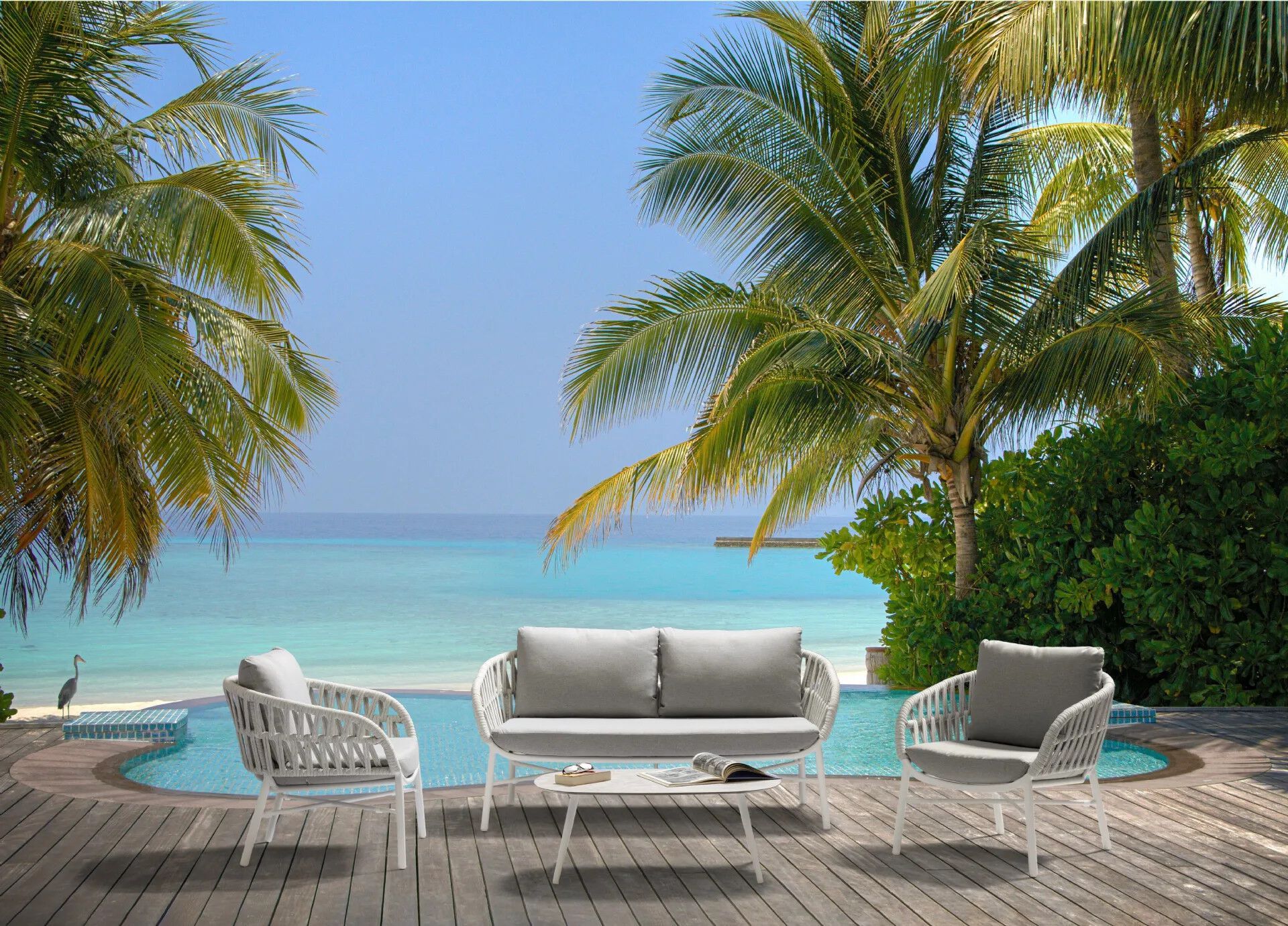 2-местный веревочный диван Contral Манила ARCH-00004471 - Вид №2