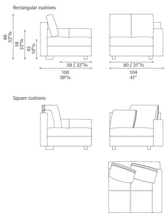 Poltrona Frau Модульный диван La collezione - divani e poltrone sun-id-1459157 - Вид №31