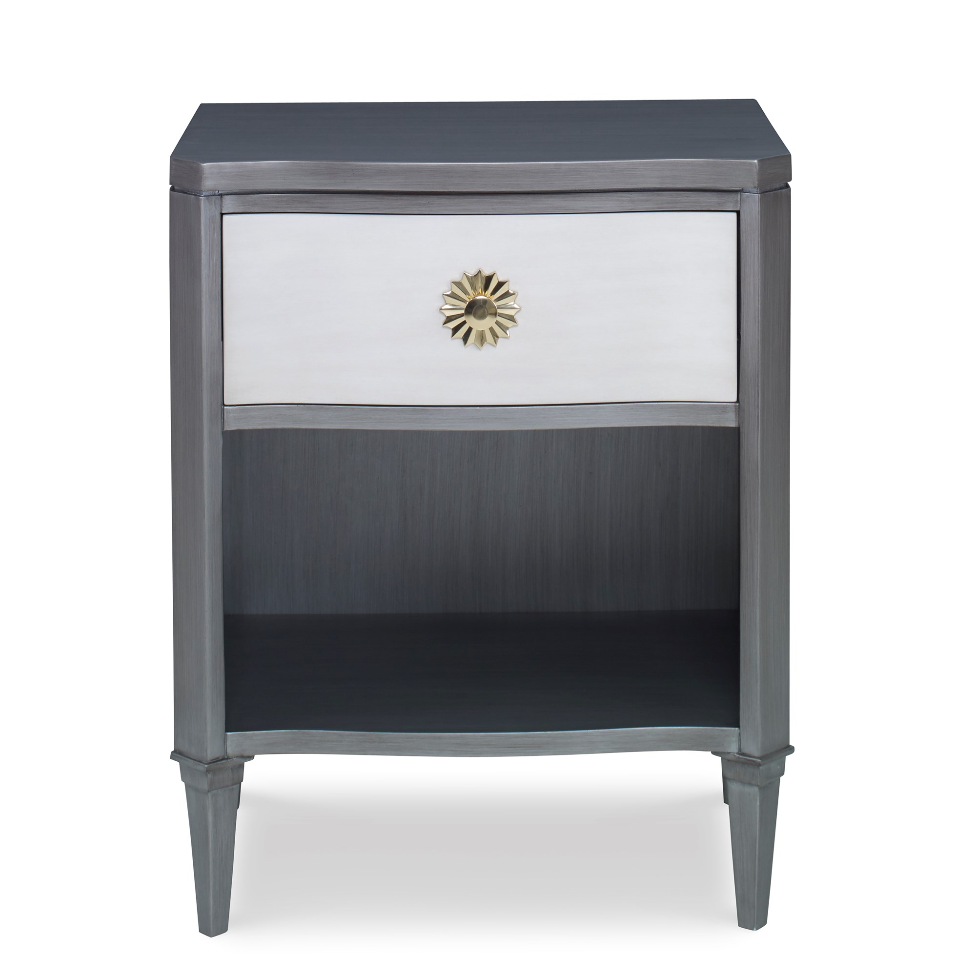 Тумбочка 17584-830-002 Halley Nightstand - Grey / Linen Ambella  - Вид №2