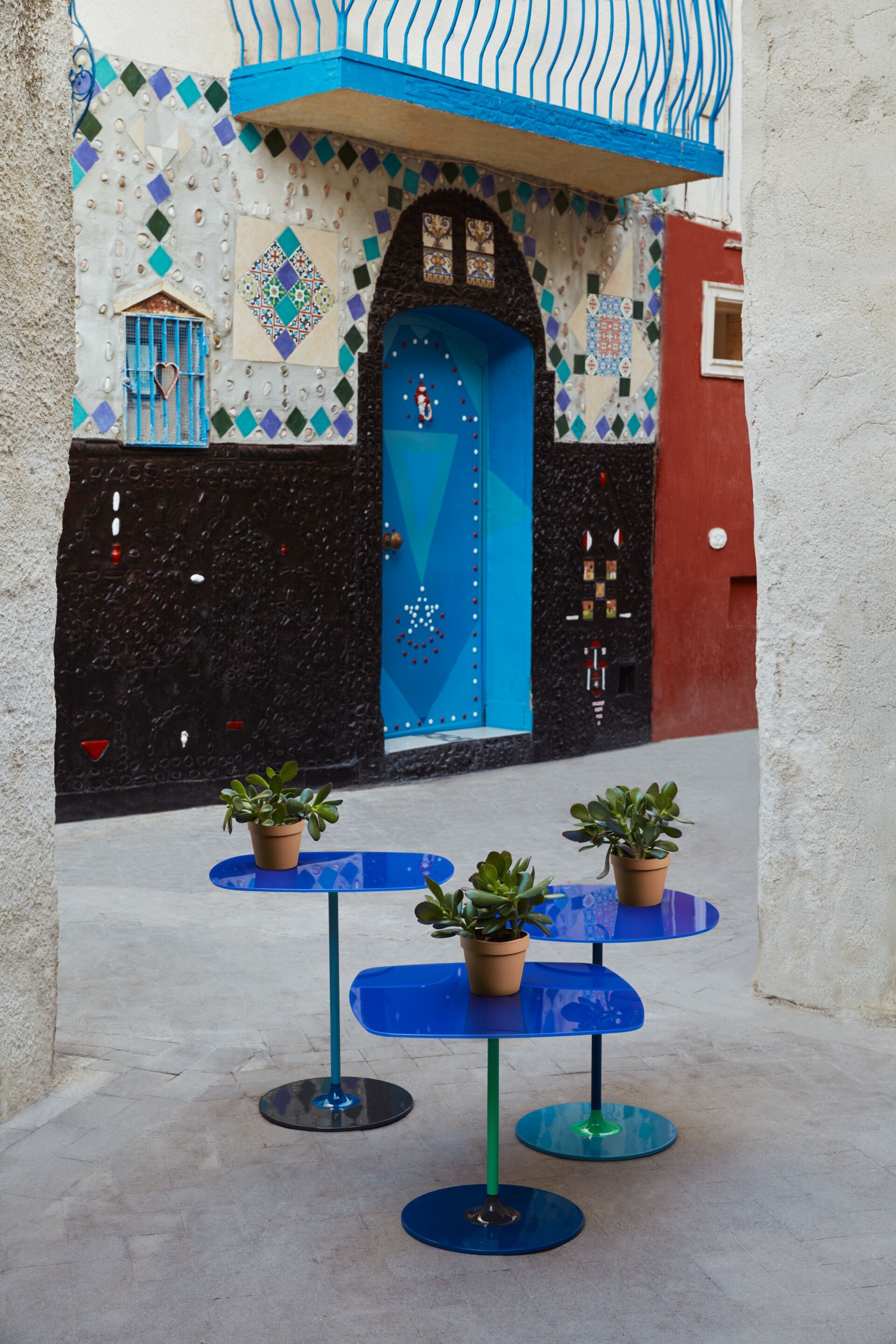 Прямоугольный журнальный столик с хрустальной столешницей и стальным основанием Kartell Тьерри ARCH-00090460 - Вид №5