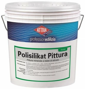 ATTIVA Минеральная краска на основе полисиликатов калия Smalti e pitture