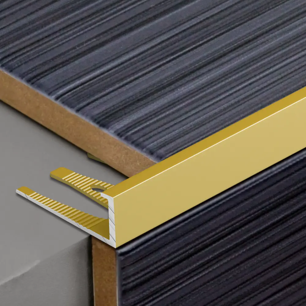 Гибкий наружный профиль ALPROFI для защиты углов плитки 270 см золото 18186384 STLM-0009899 - Вид №1