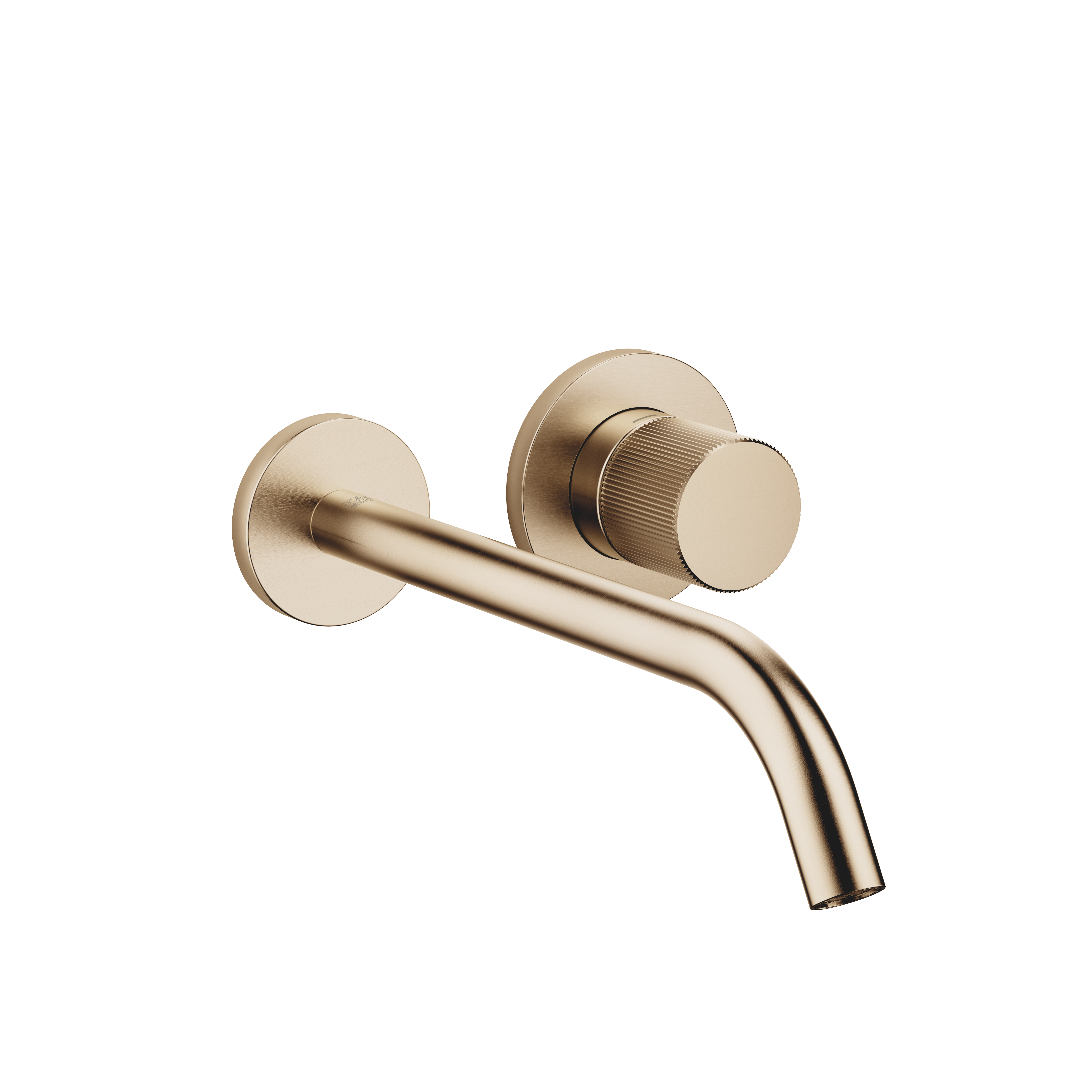 META  PURE Смеситель для раковины, однорычажный, настенный, без донного клапана - Brushed Champagne (22-каратное золото) DornBracht 36861664-46