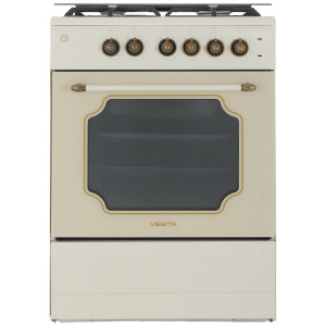 9030625 Комбинированная плита Vesta Valencia VKE 10-E Retro CHU бежевый