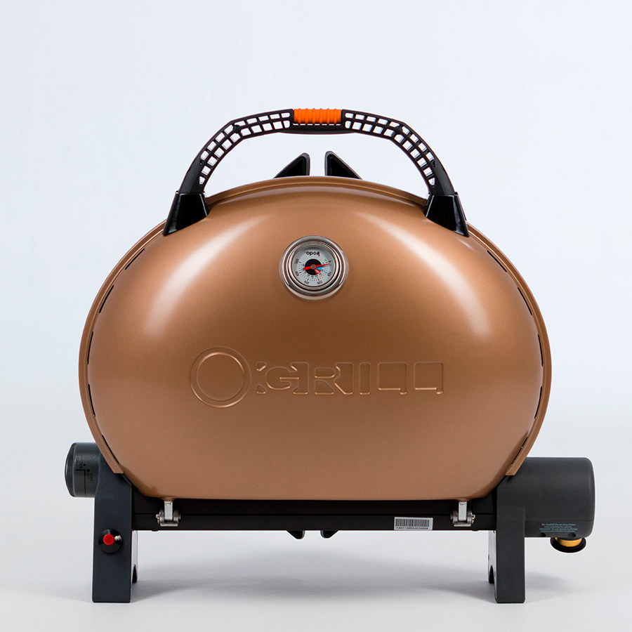 90983053 Газовый гриль 500MТ bicolor black-gold и адаптер А STLM-0430565 O-GRILL