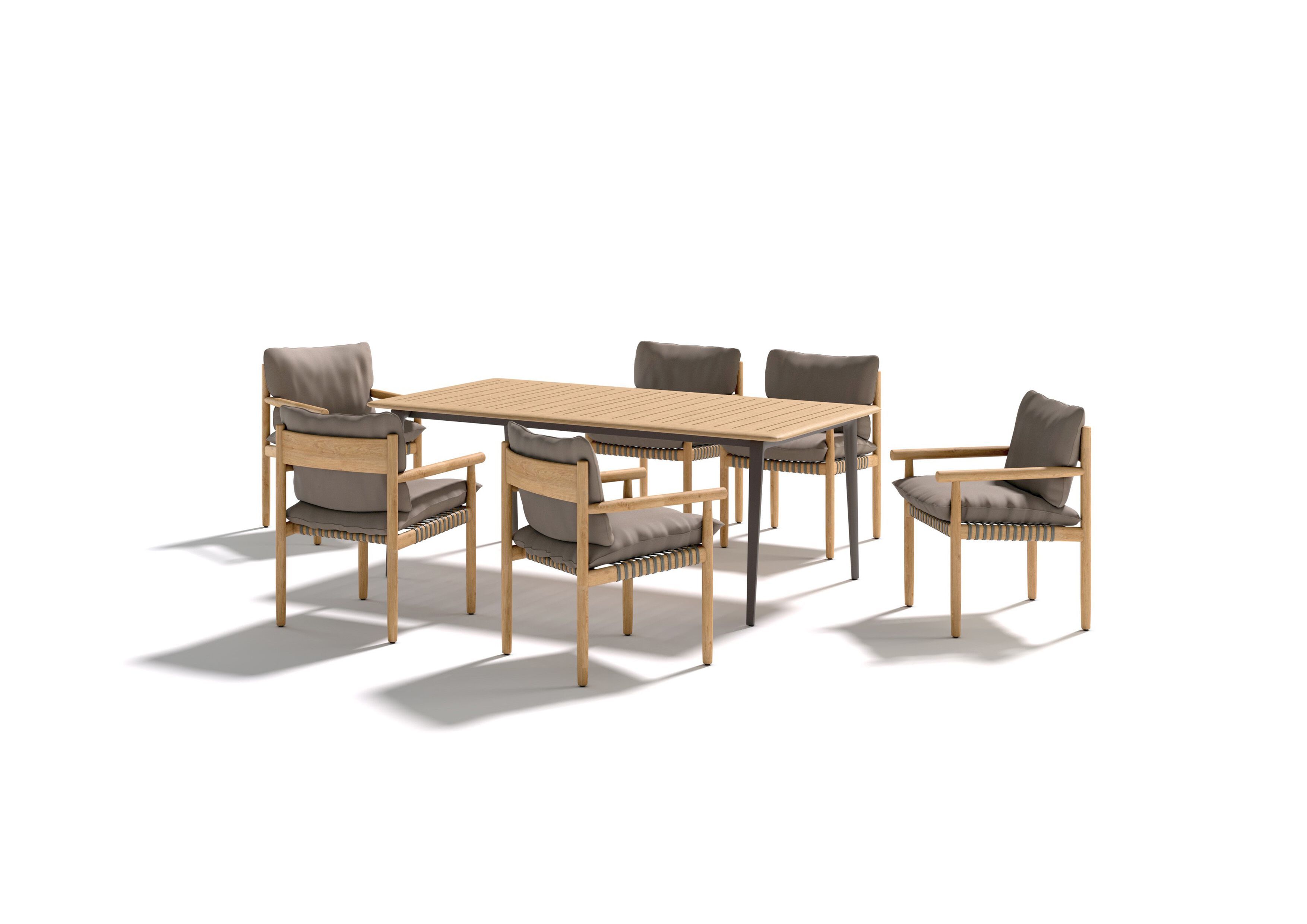 Прямоугольный садовый стол из тикового дерева DEDON TIBBO ARCH-00129262 - Вид №10