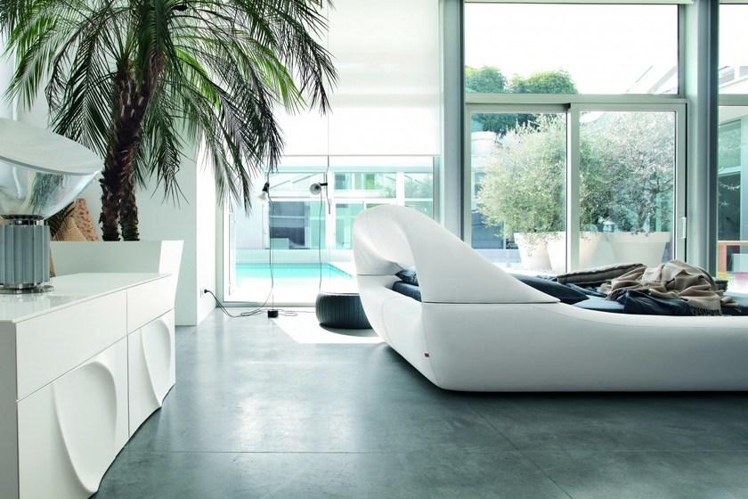 Tonin Casa Кровать двуспальная с обивкой кожей sun-id-1502513 - Вид №5