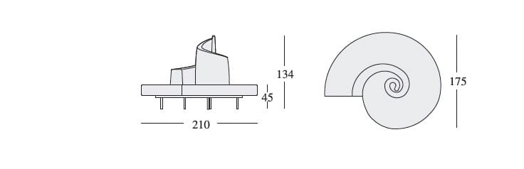 Диван с кристаллами Swarovski Edra для интерьера ARCH-00059154 - Вид №6