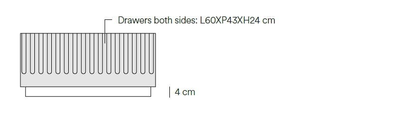 Низкий журнальный столик из МДФ с отсеком для хранения TEULAT Doric ARCH-00068030 - Вид №11