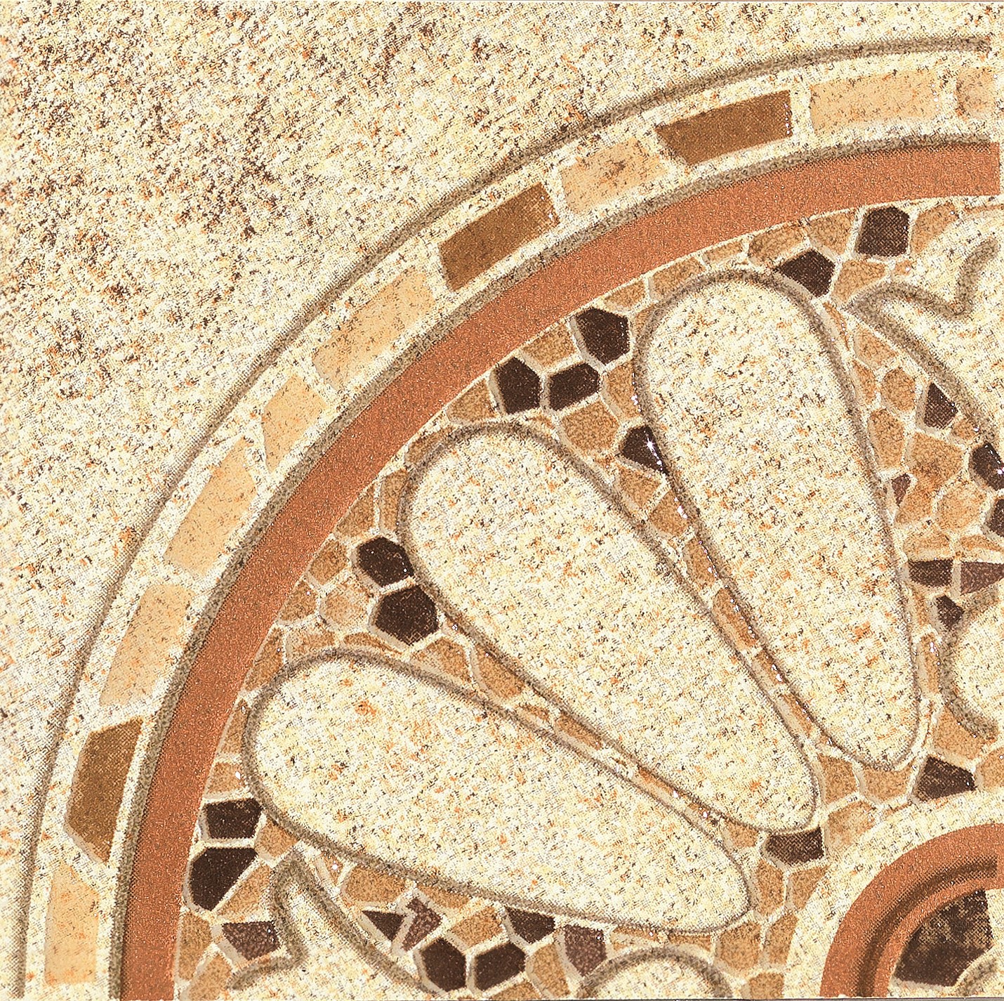 LB CERAMICS Тенерифе - Угловая декоративная вставка 14×14 см 88295556 STLM-0077478