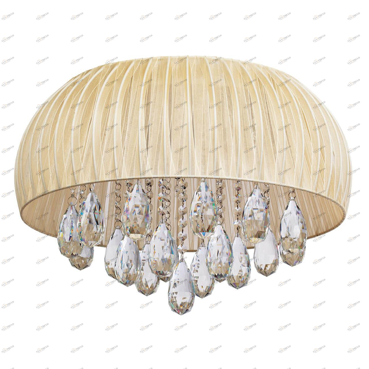Потолочный светодиодный светильник MW-Light Жаклин 5 465015009 MW-LIGHT ДИЗАЙНЕРСКИЕ 202783 Желтый;прозрачный 