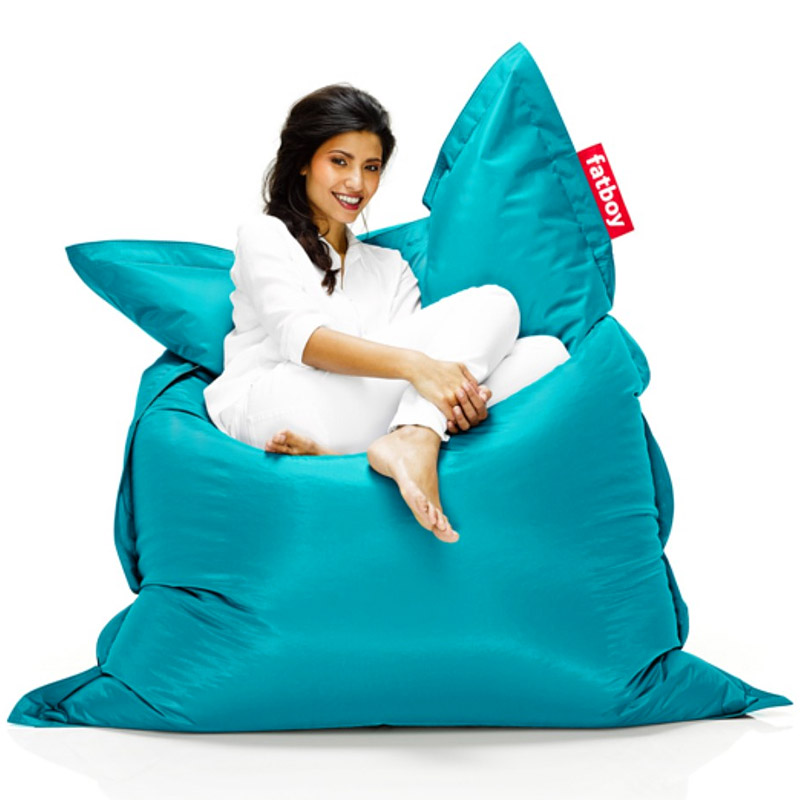Кресло-мешок Fatboy the original бирюзовое 102417 - Вид №1