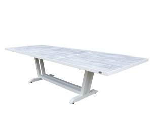 HPL выдвижной прямоугольный садовый стол