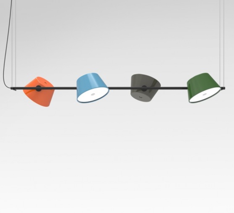 093936 Линейный подвес 4 разноцветный Marset Tam Tam 