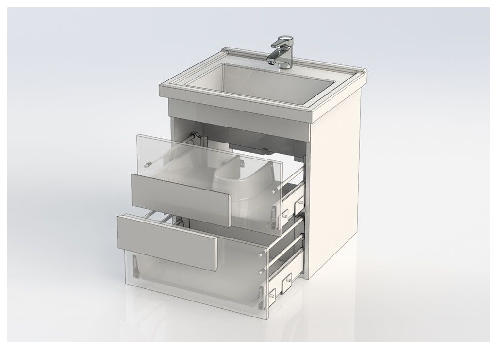 Тумба с раковиной Aquanet Мадейра 60 дуб кантри 0018306900182322 - Вид №9