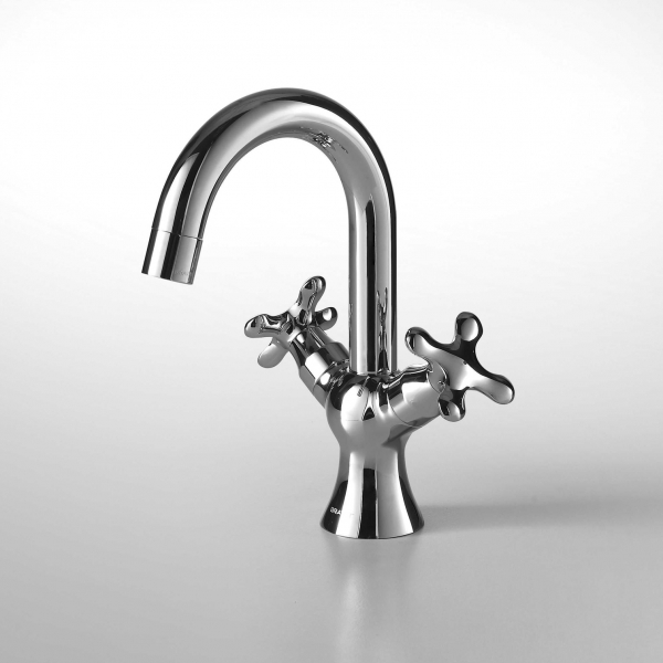 Cмеситель для ванной комнаты на раковину высокий SUMMER RAIN F177111C-1 bravat - Вид №1