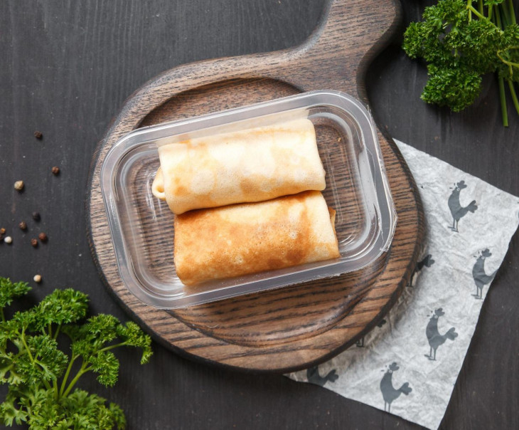 5794 Блины с ветчиной из индейки и сыром Вкусляндия  - Вид №2