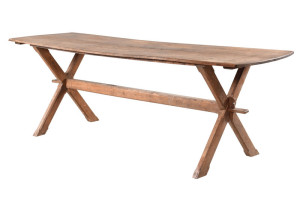 SOR27397 Oak Trestle основной консольный стол ijlbrown