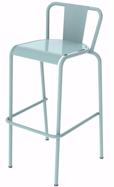 Adico Металлический стул для ресторана с подставкой для ног sun-id-1384926 - Вид №1
