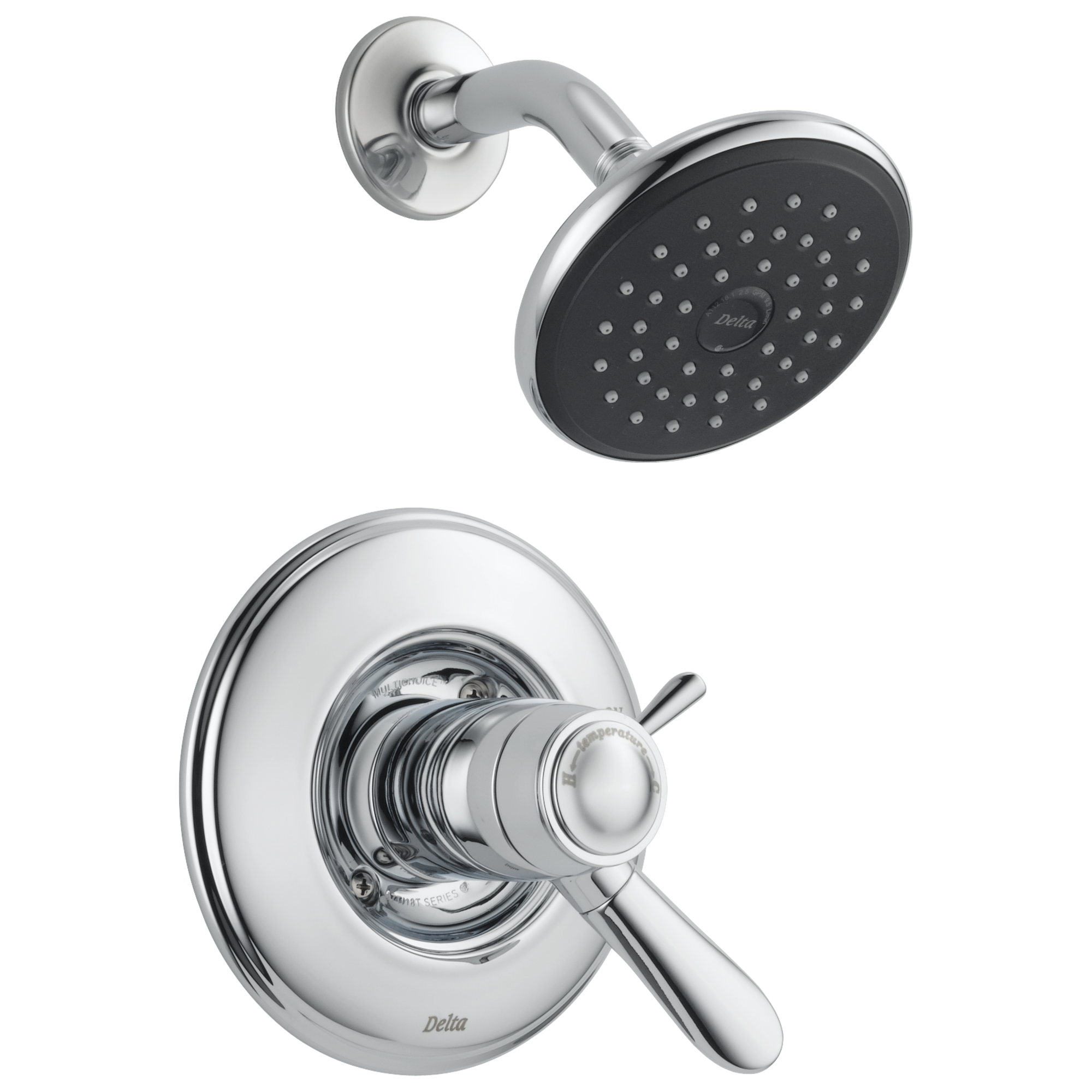 T17T238 Отделка для душа TempAssure® серии 17T Delta Faucet Lahara Хром 