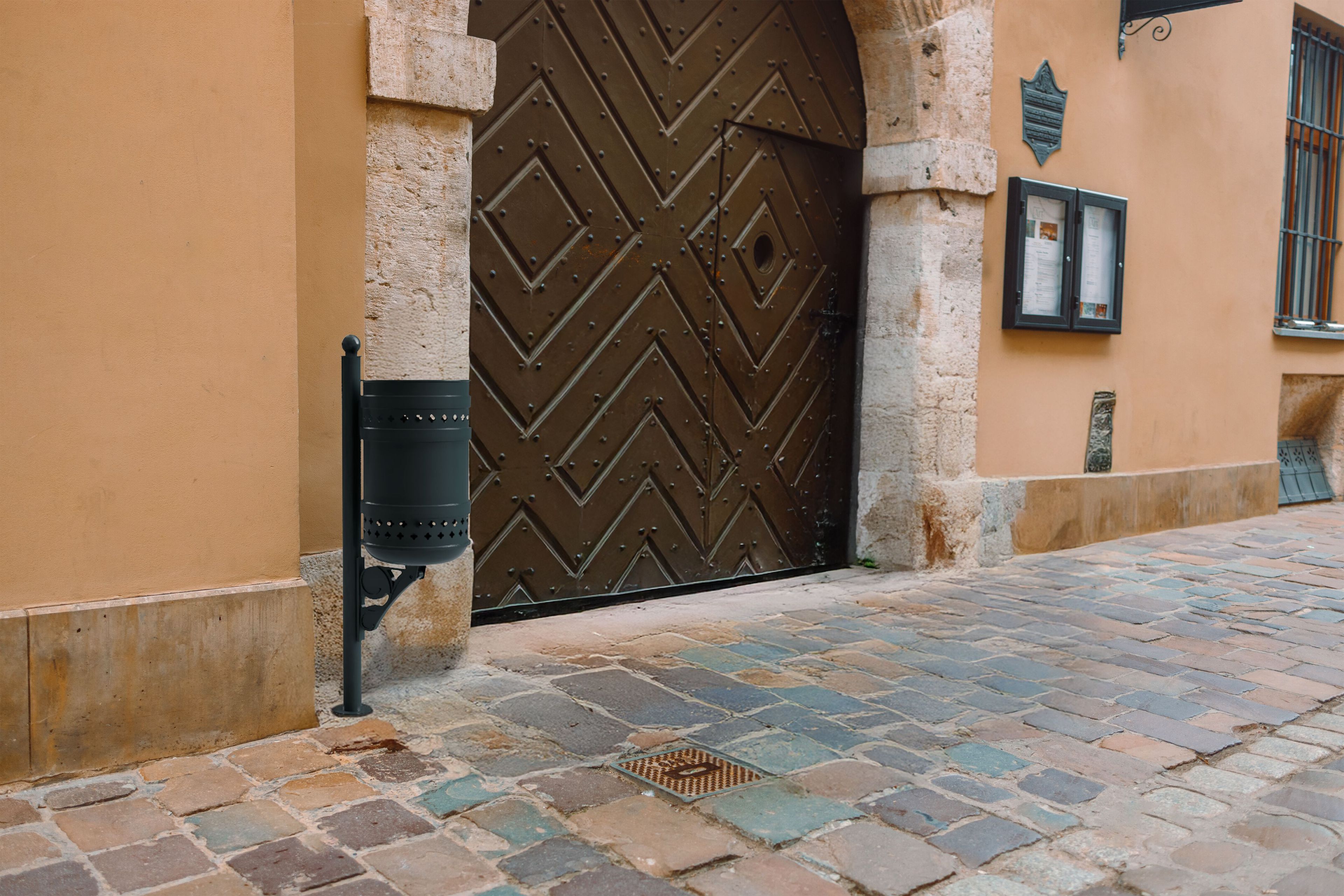 Наружная стальная стойка для мусора Studio Città LIBERTY ARCH-00081579 - Вид №1