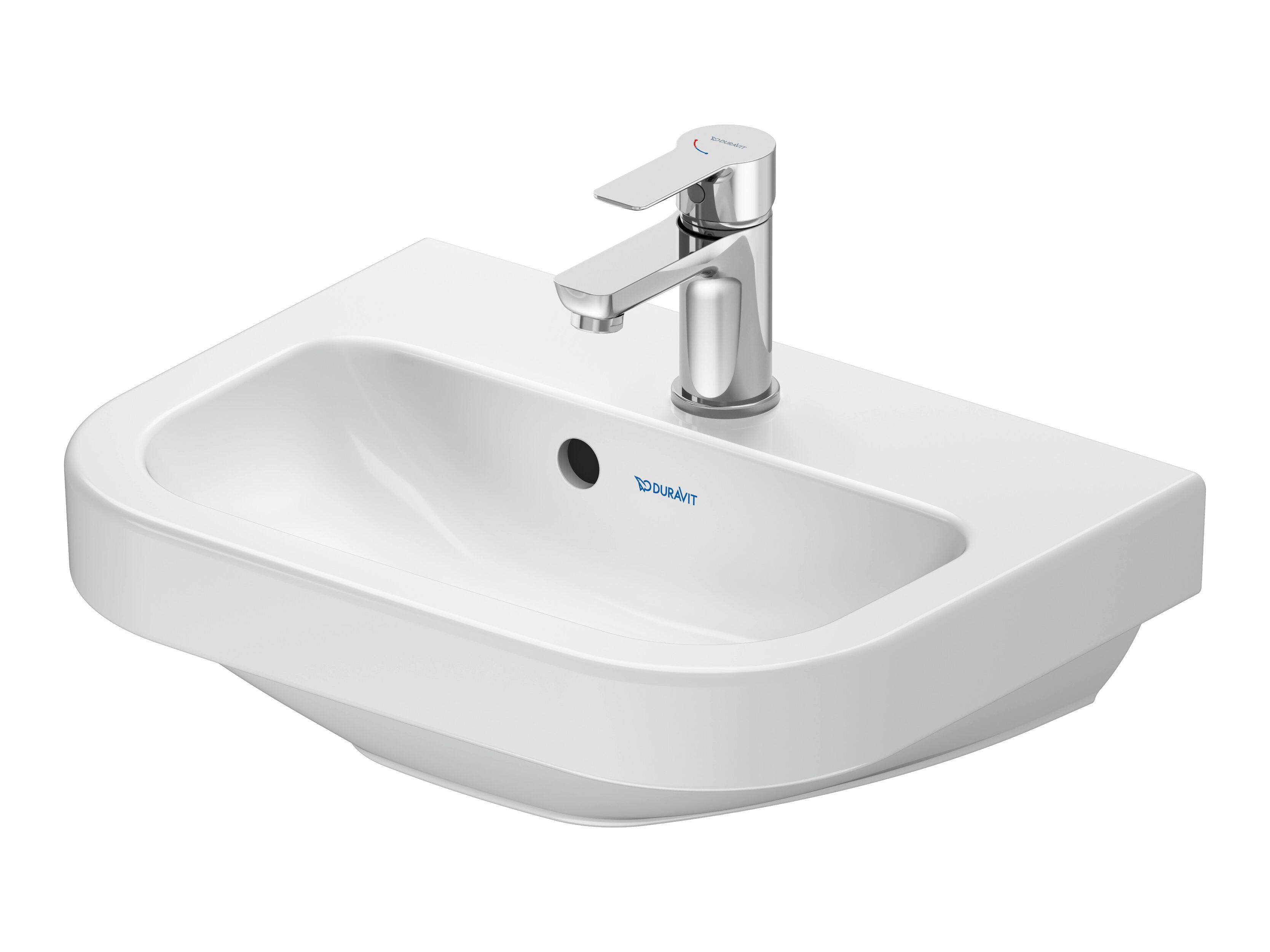 Керамическая подвесная раковина с переливом Duravit D-Code ARCH-00038707