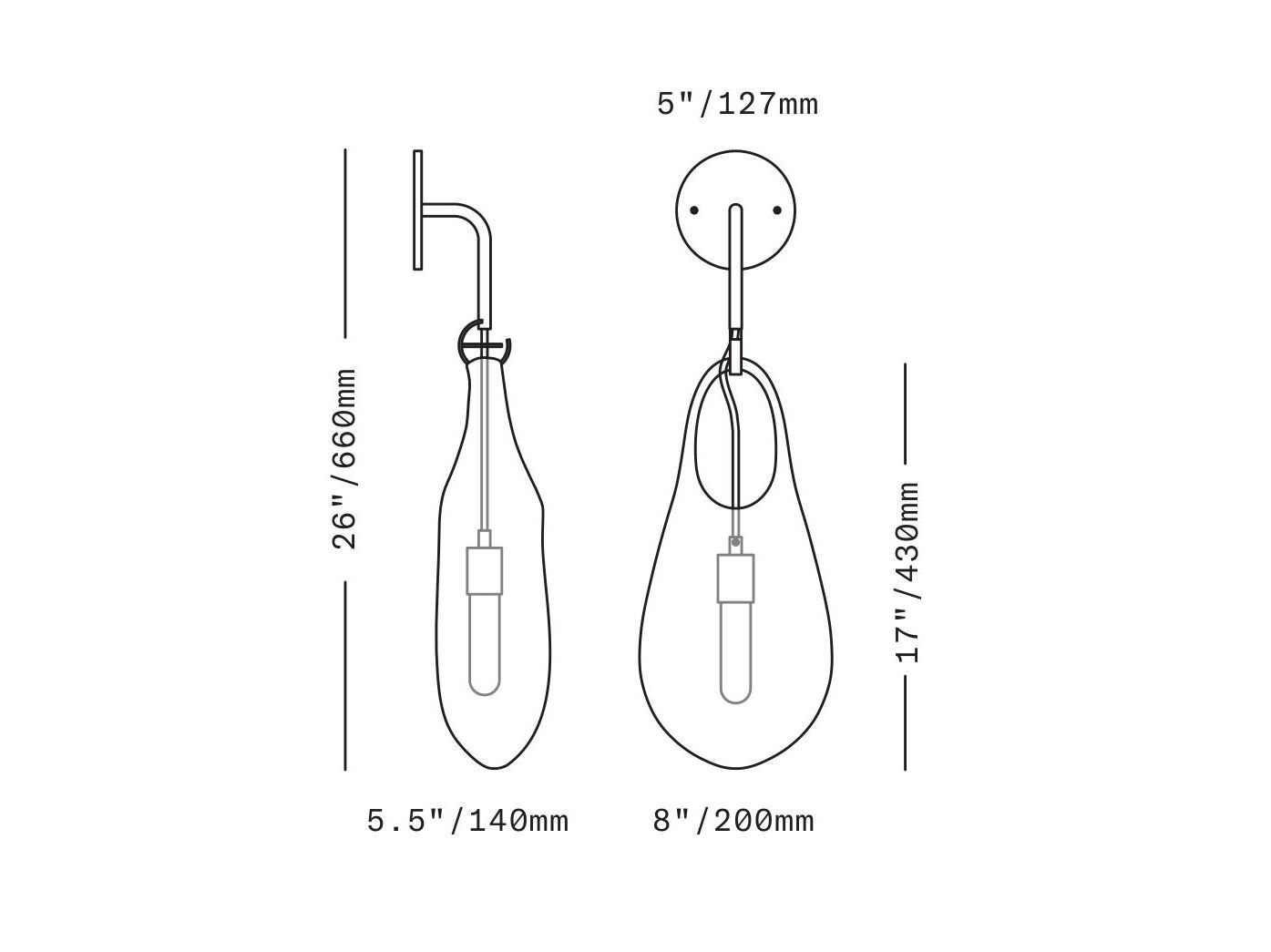 Выдувное стекло светодиодный настенный светильник SkLO Hold ARCH-00147630 - Вид №18