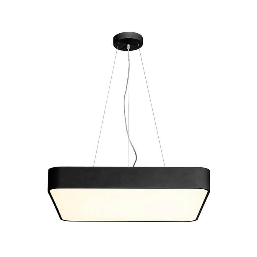 Потолочный светильник квадратный черный SLV Medo 1000725 SLV ДИЗАЙНЕРСКИЕ, MEDO 60 SQUARE LED 00-3890489 Черный  - Вид №1