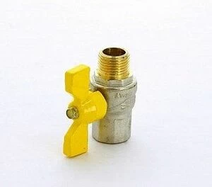Кран шаровый FIV для газа 1/2" НВ FUTURGAS бабочка