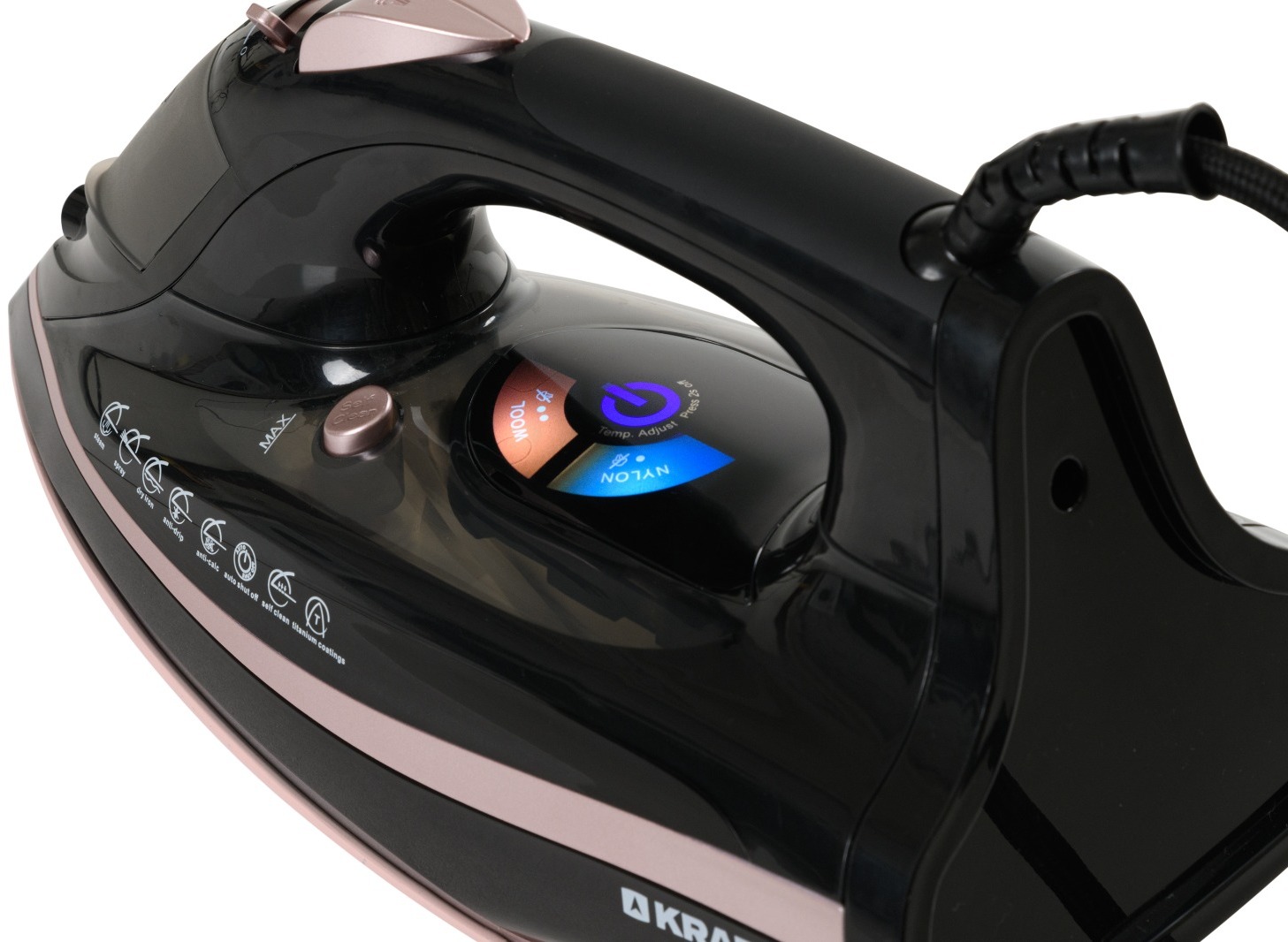 9076997 Утюг Kraft KF-CI2801AE черный STDN-0050756 - Вид №8