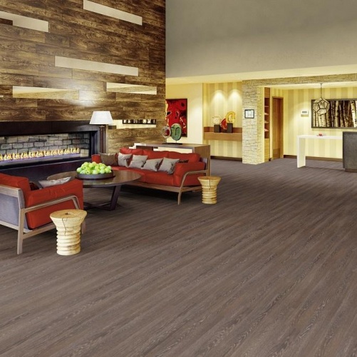 Виниловый ламинат Tarkett Lounge Henry Дуб с брашью (Текстурированная) 914,4х152,4/101,6 мм 1000901226 - Вид №8