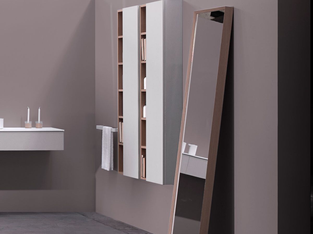 Прямоугольное зеркало с рамкой для ванной комнаты Inbani слой ARCH-00034482 - Вид №4