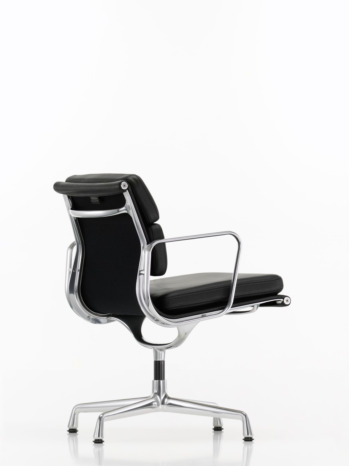 Кожаный спиц поворотный стул с подлокотниками VITRA Eames Soft Pad Group ARCH-00078216 - Вид №36
