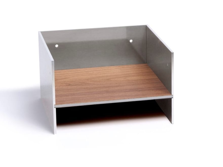 Алюминиевая и деревянная полка Atelier Belge ARCH-00121330 - Вид №1