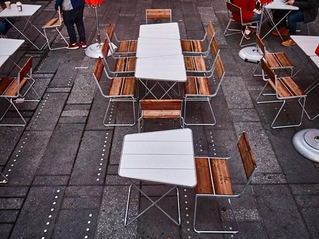 VESTRE Складной стол для общественных мест из стали и дерева April go sun-id-1387493 - Вид №1