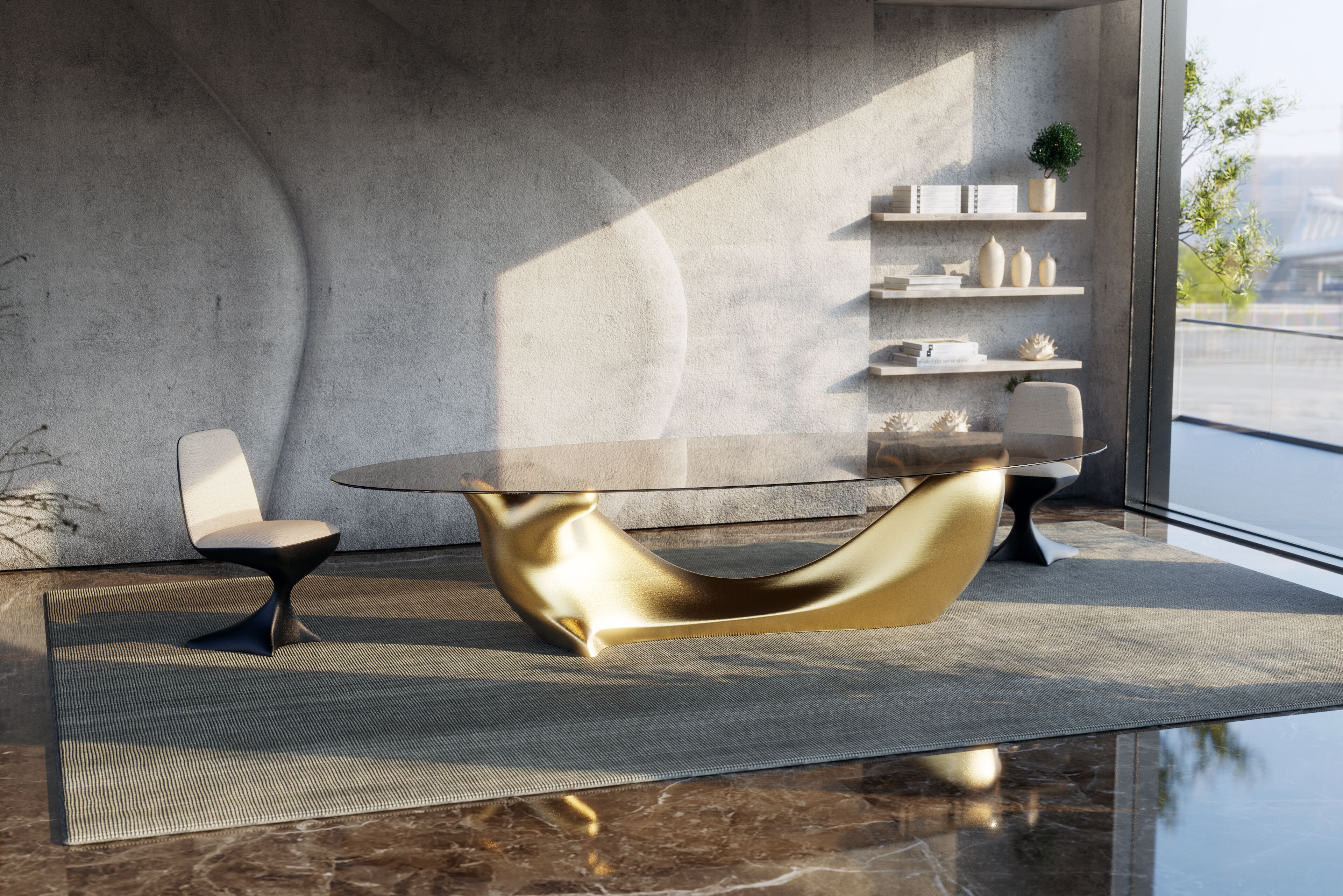 Мягкий стул из ткани KARPA ALYNA K3005 ARCH-00049211 - Вид №4