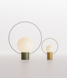 Металлическая светодиодная настольная лампа