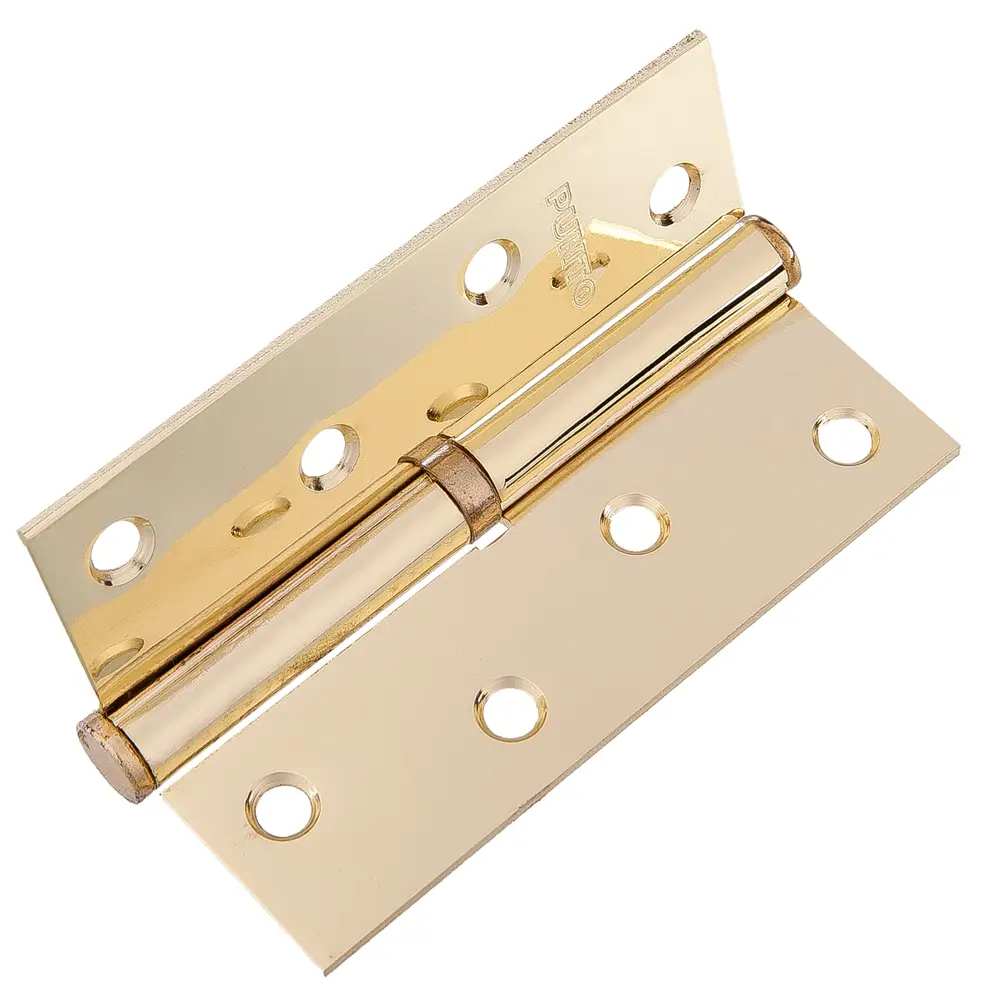 Петля правая Apecs 100x70x3 мм сталь цвет матовое золото STLM-2132956 - Вид №1