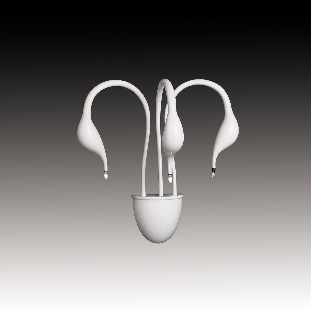 Бра Lightstar Cigno Collo Wt 751636 LIGHTSTAR ОРИГИНАЛЬНЫЕ, ФЛОРИСТИКА 079281 Белый  - Вид №2