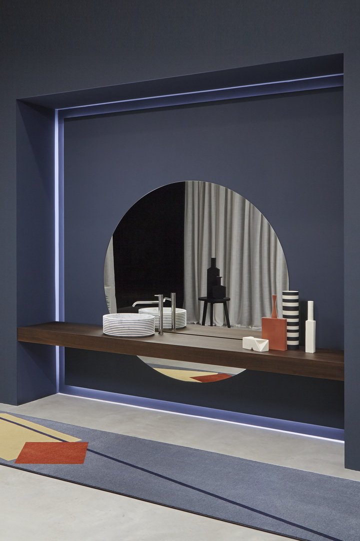 Introverso45 Накладная раковина на столешницу  прямоугольная Antoniolupi  - Вид №1