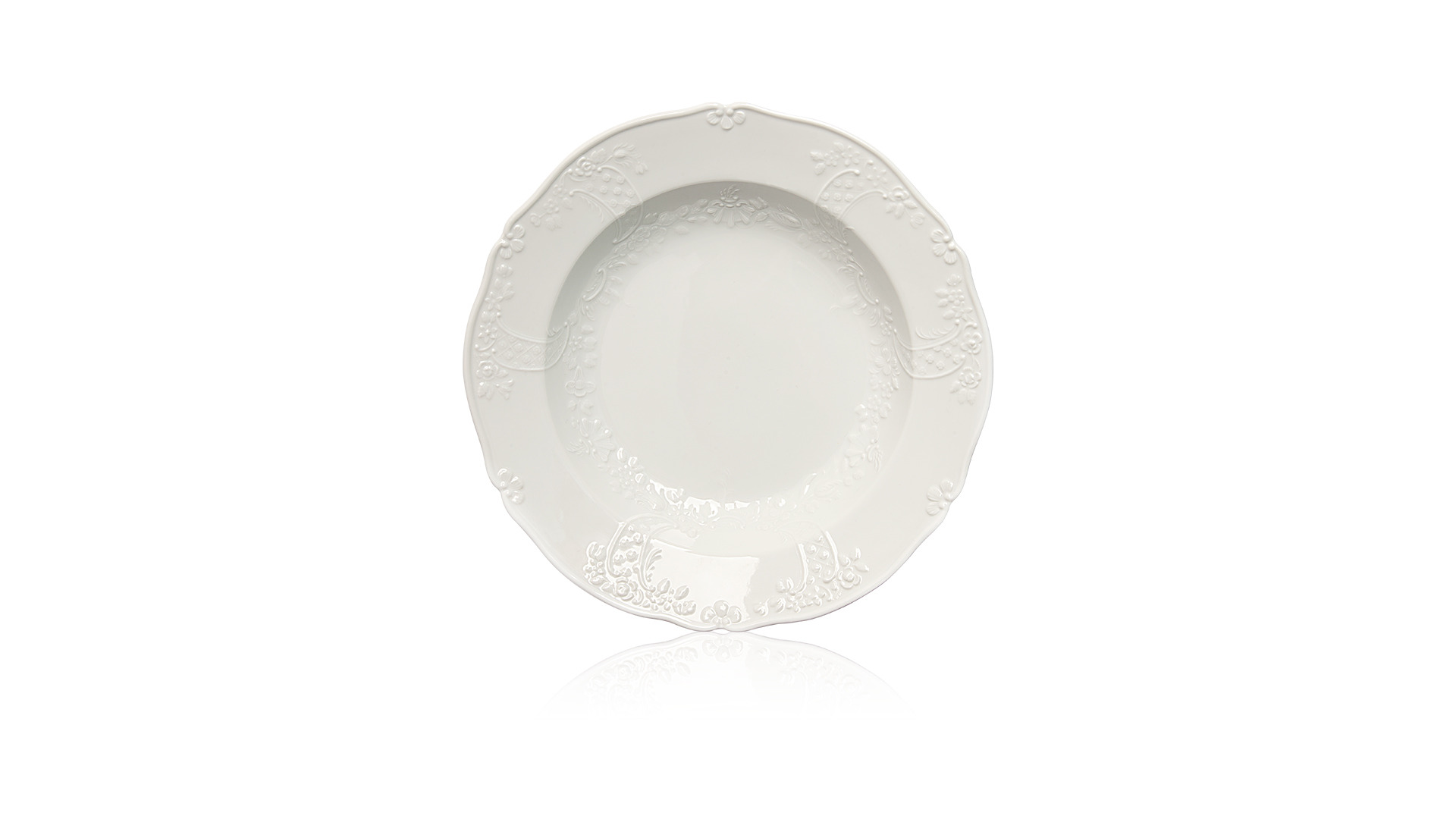 10639799 Meissen Столовый сервиз Meissen "Новый марсель, белый рельеф" 6/28 Фарфор  - Вид №5