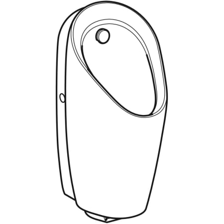 116.074.00.1 Писсуар сенсорный настенный Geberit  - Вид №1